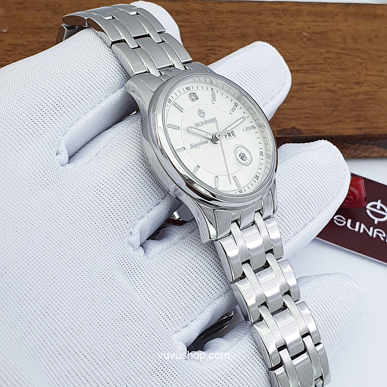 Đồng hồ nữ SUNRISE DL782SWA Chính hãng - Ảnh 5