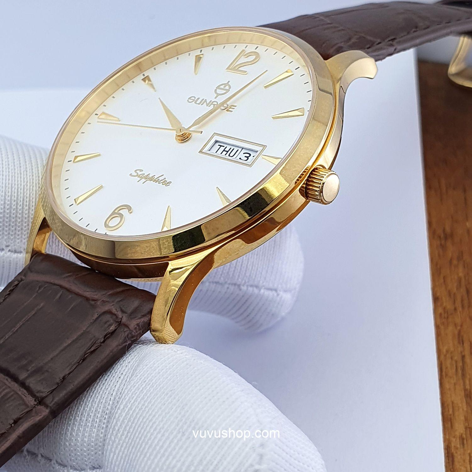 Đồng hồ nam SUNRISE DM778PWA - Chính hãng - Ảnh 9