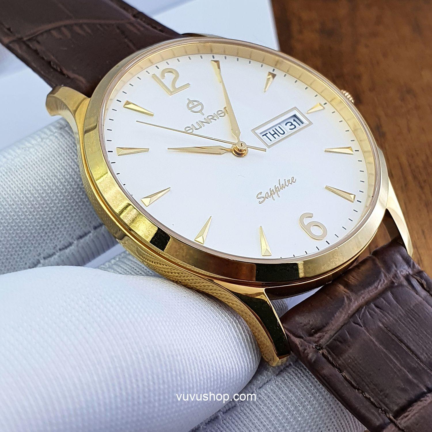 Đồng hồ nam SUNRISE DM778PWA - Chính hãng - Ảnh 10