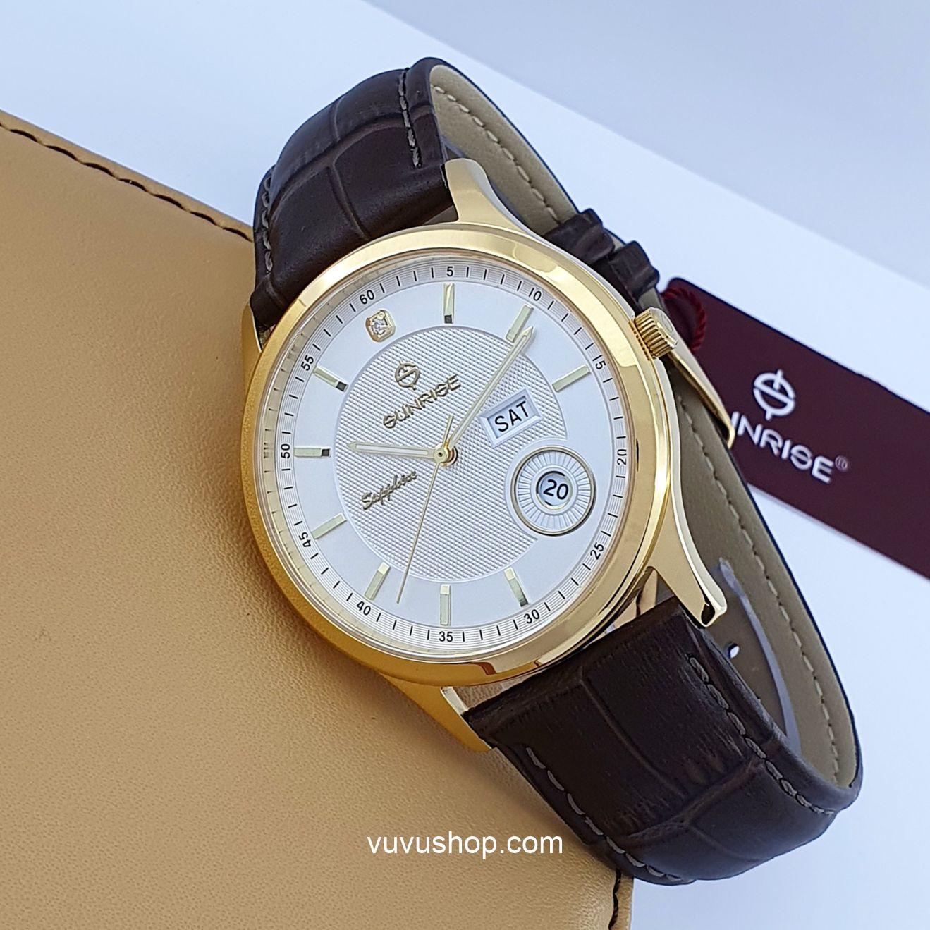 Đồng hồ nam SUNRISE DM782PWA Chính hãng - Ảnh 2