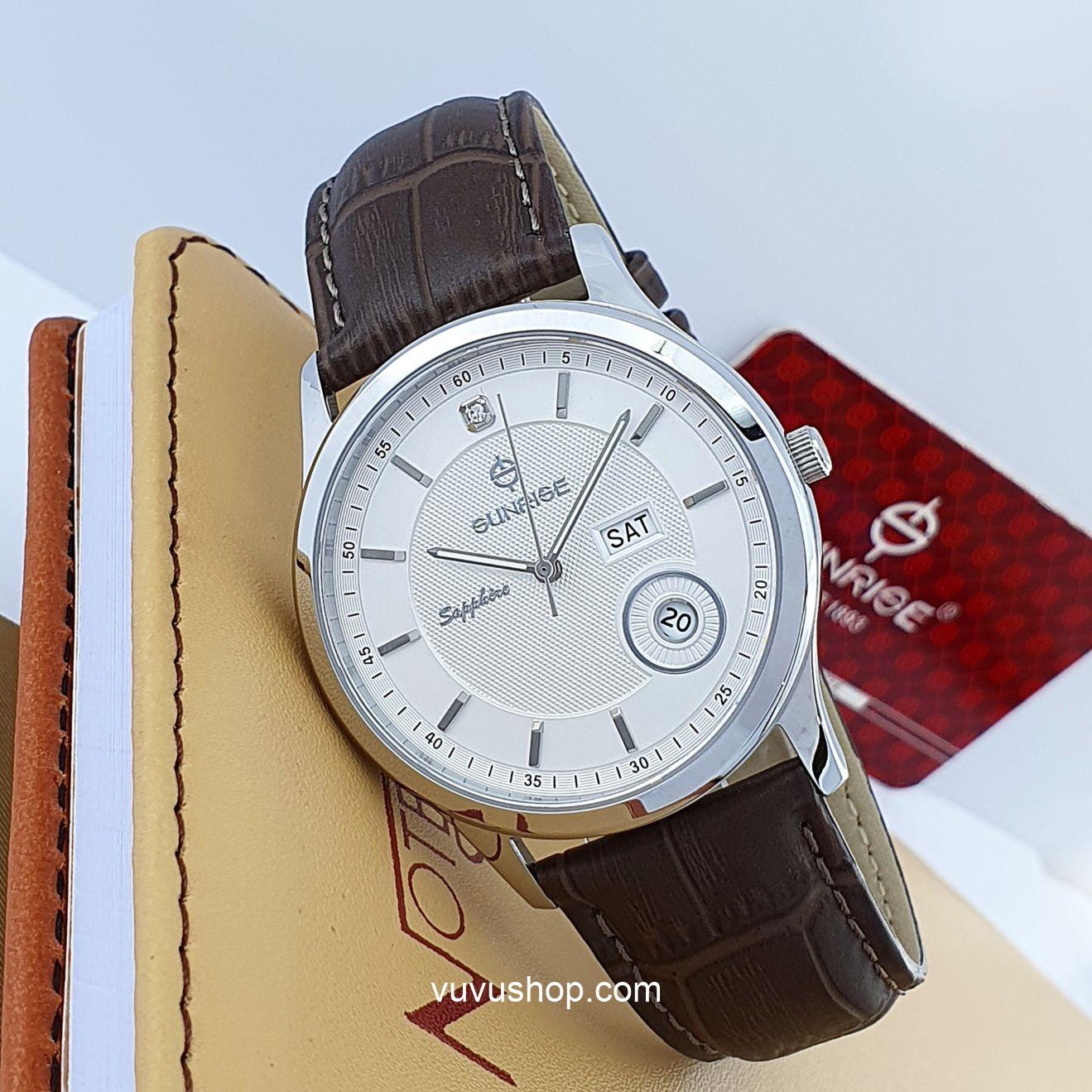 Đồng hồ nam SUNRISE DM782PWA Chính hãng - Ảnh 7