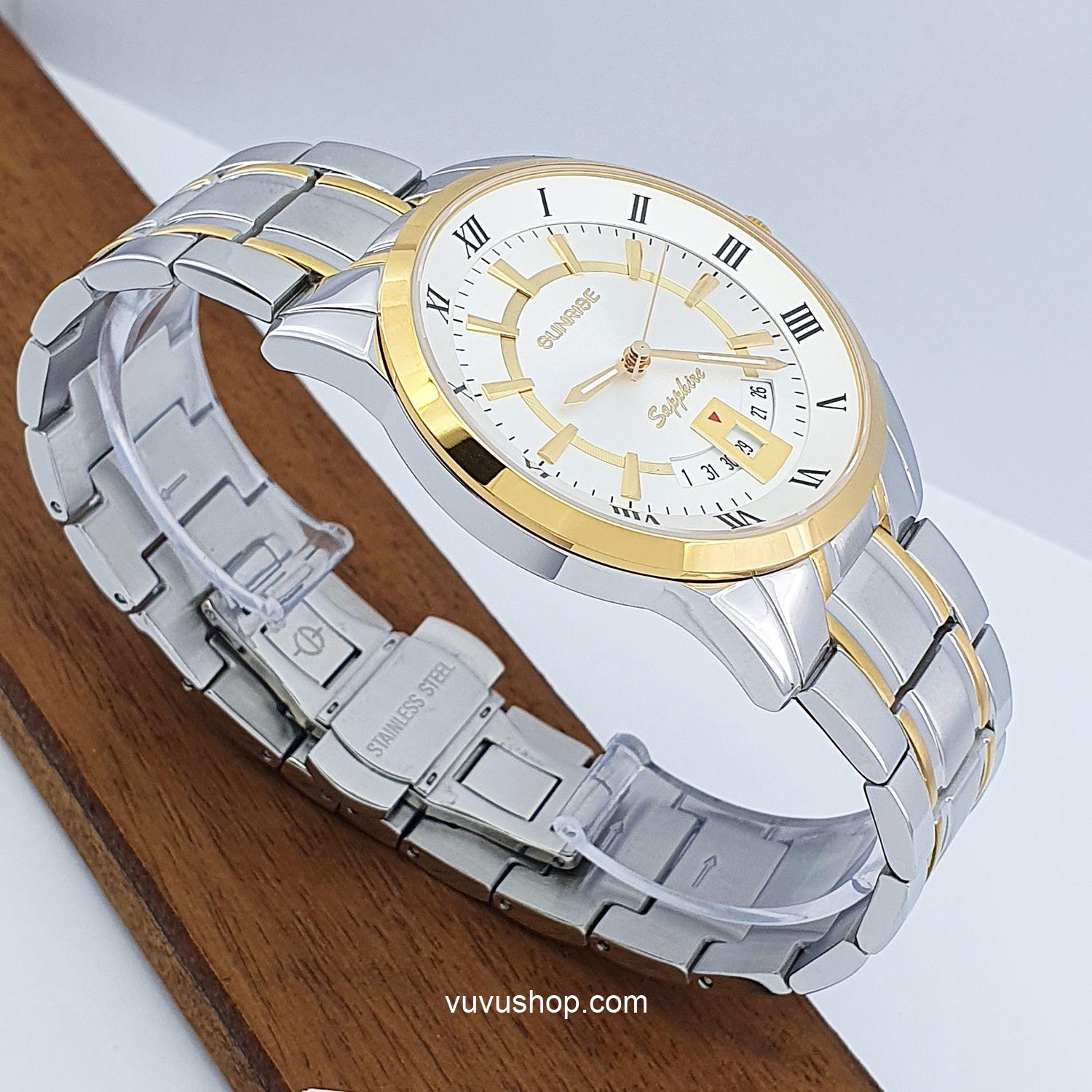 Đồng hồ nam SUNRISE DM771SWB Chính hãng - Ảnh 7