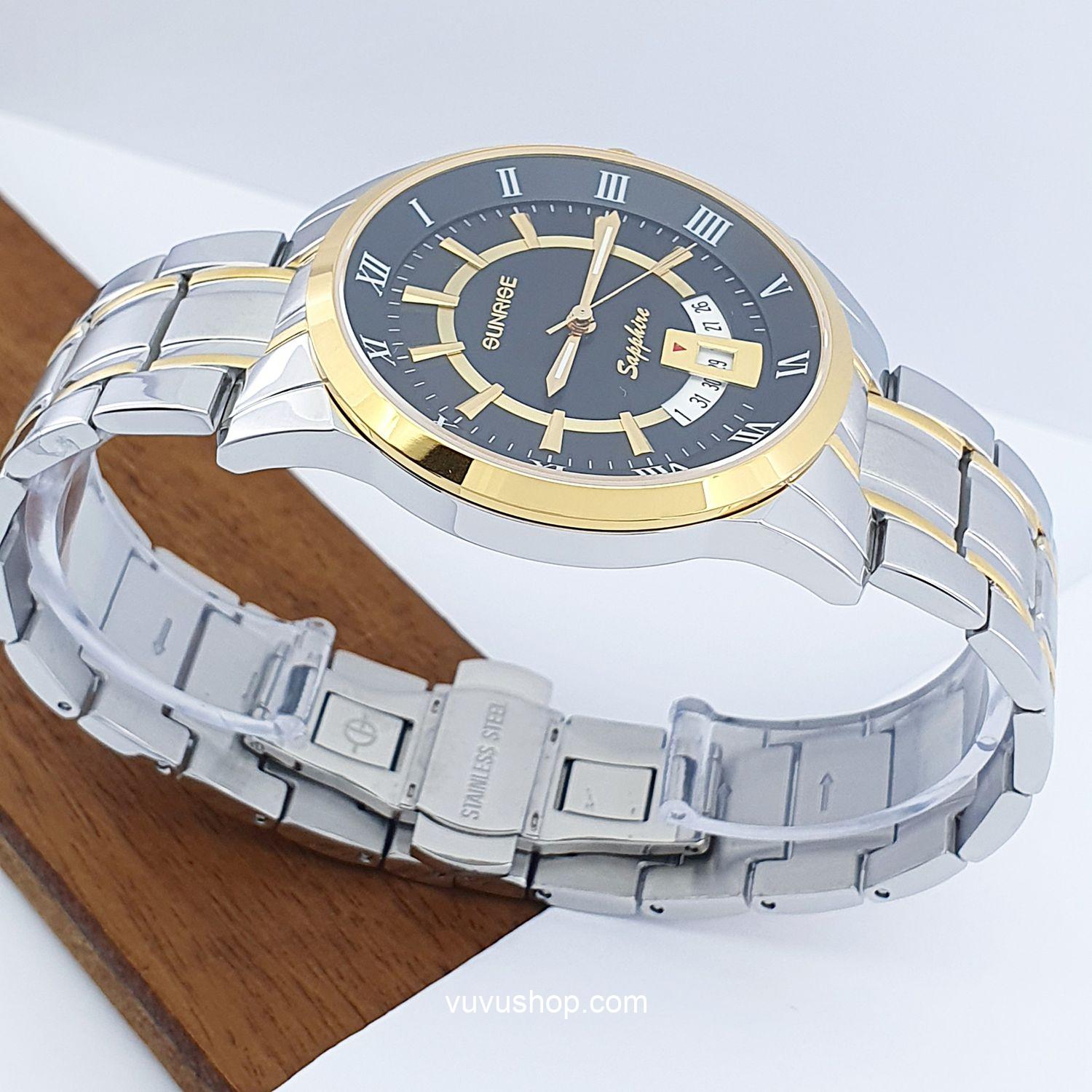 Đồng hồ nam SUNRISE DM771SWB Chính hãng - Ảnh 4