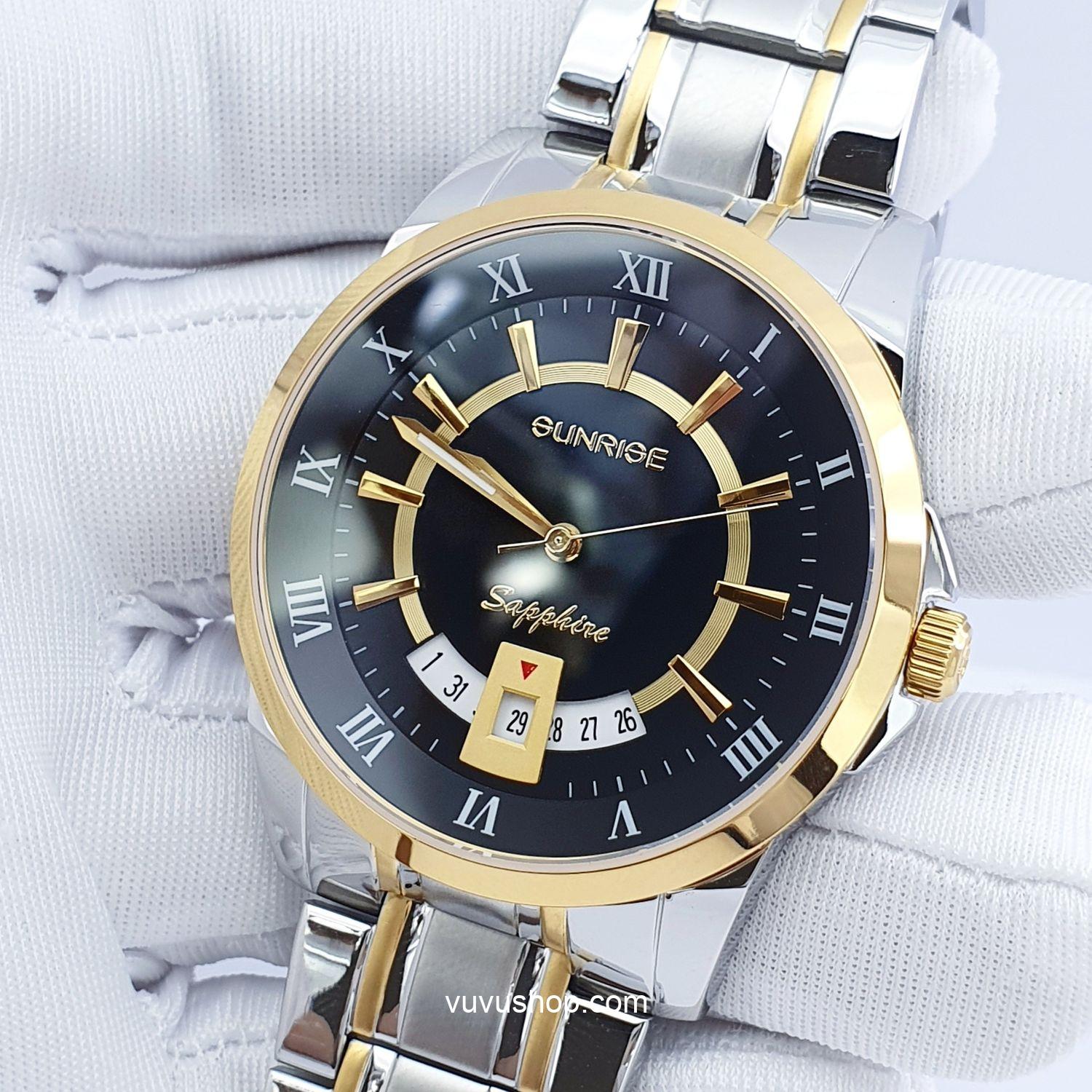 Đồng hồ nam SUNRISE DM771SWB Chính hãng - Ảnh 5