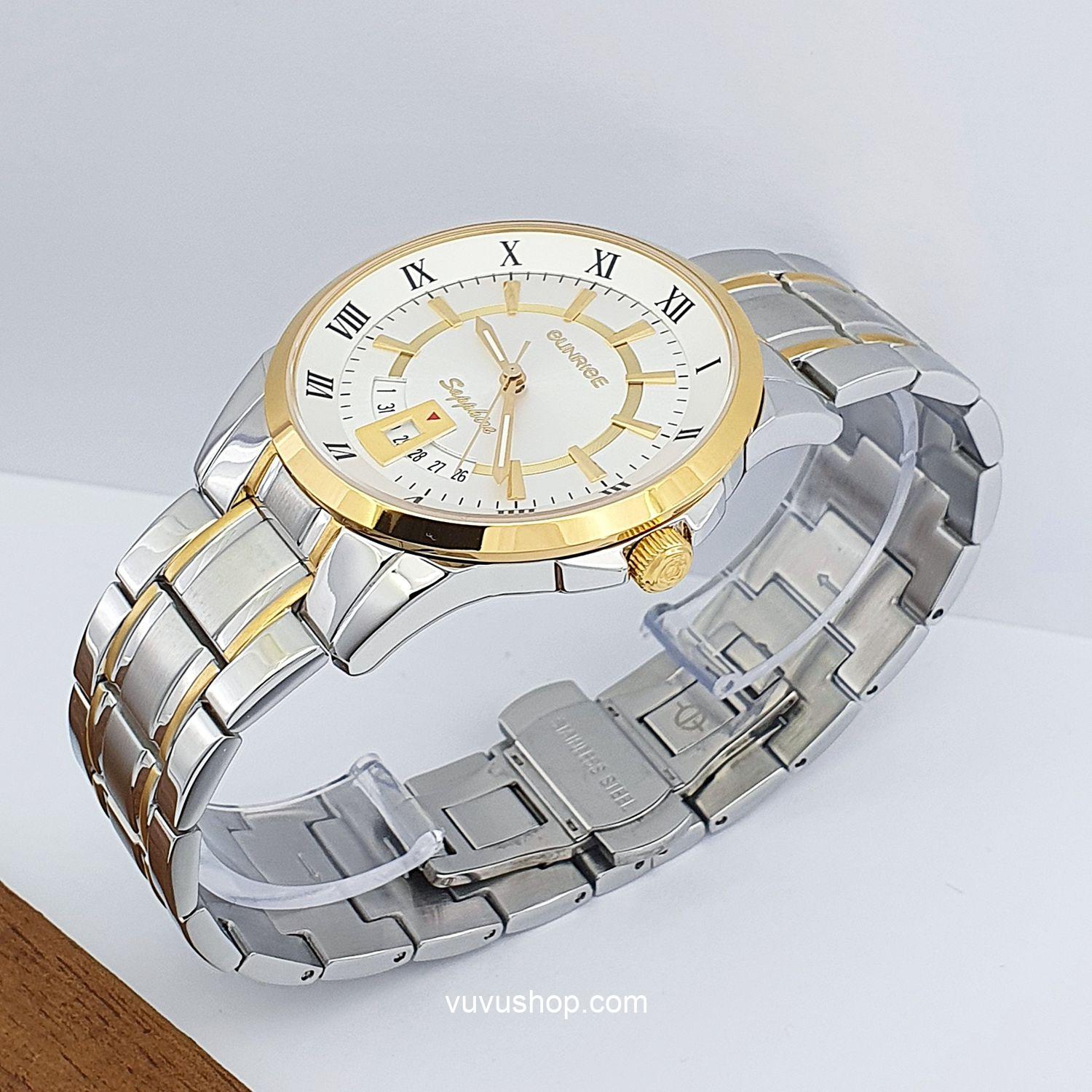 Đồng hồ nam SUNRISE DM771SWB Chính hãng - Ảnh 6