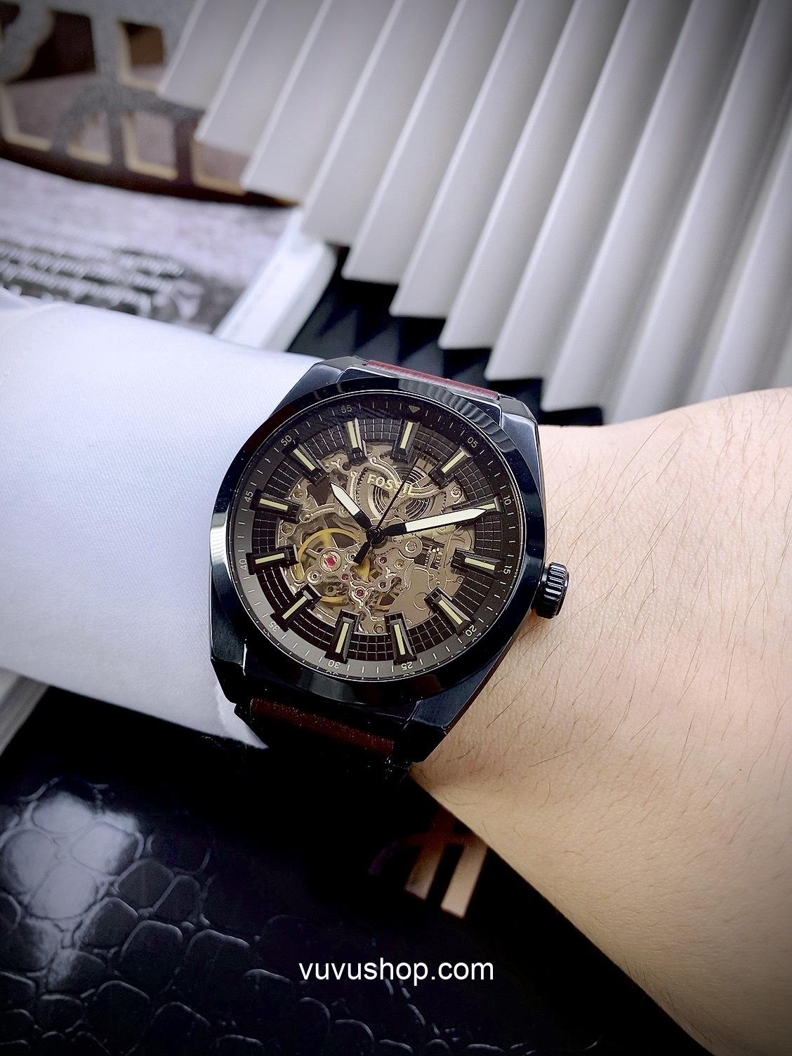 Đồng hồ nam Fossil Everet ME3207 Automatic Fullbox - Ảnh 2