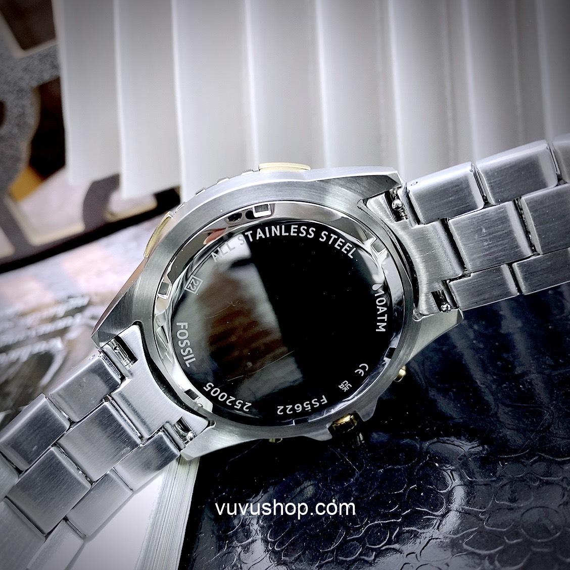 Đồng hồ nam Fossil FS5622 Garret Chronograph Fullbox - Ảnh 6