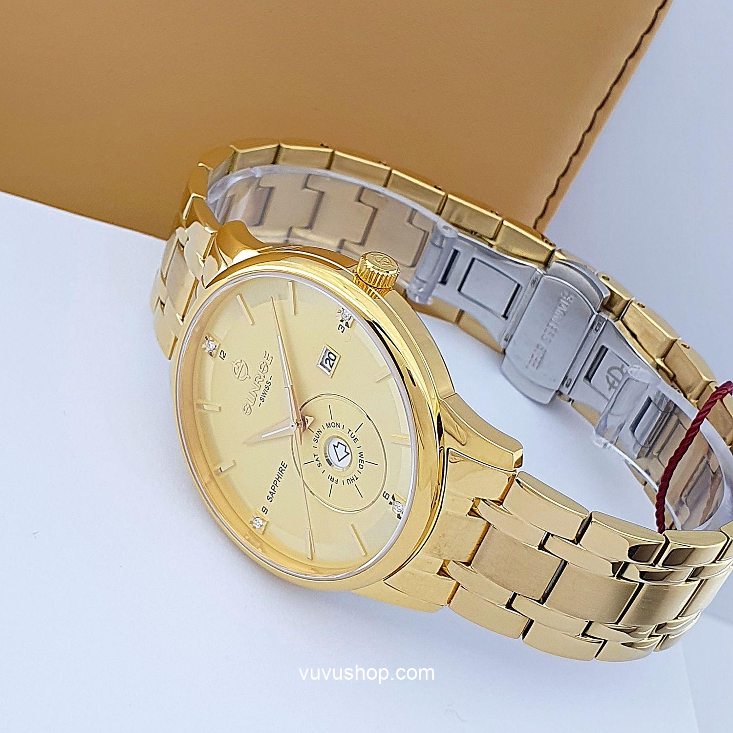 Đồng hồ nam SUNRISE 1137SA Chính hãng - Ảnh 6