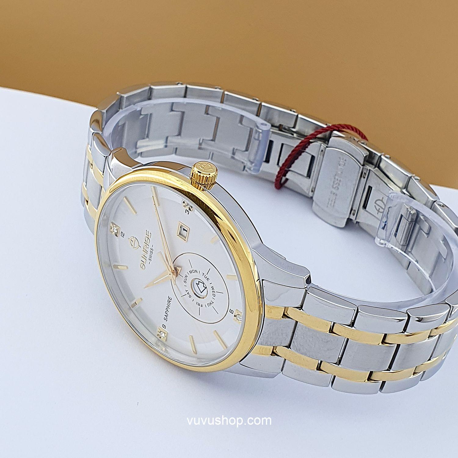 Đồng hồ nam SUNRISE 1137SA Chính hãng - Ảnh 3
