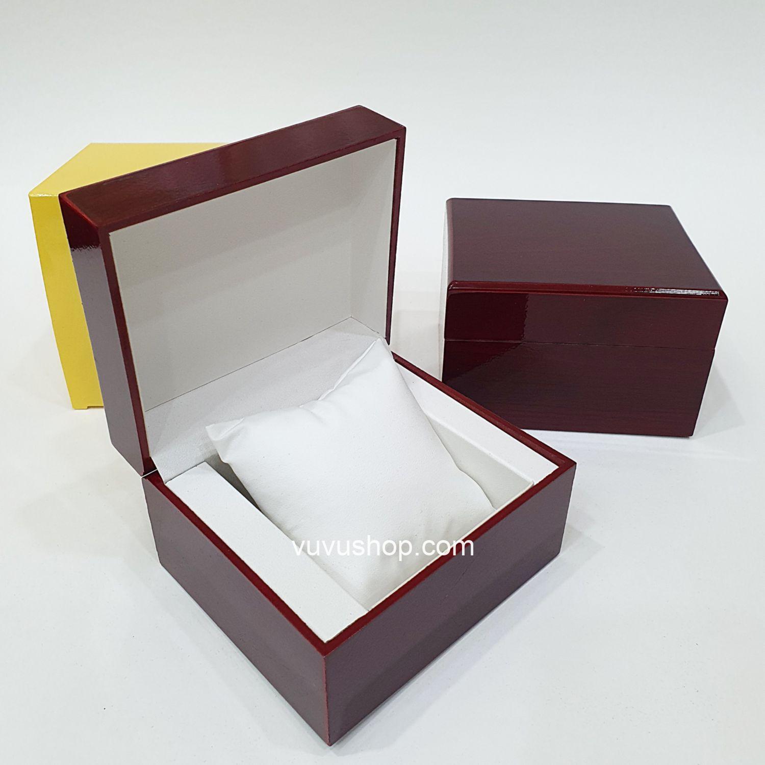Hộp đồng hồ - Hộp gỗ nắp bật - Ảnh 2