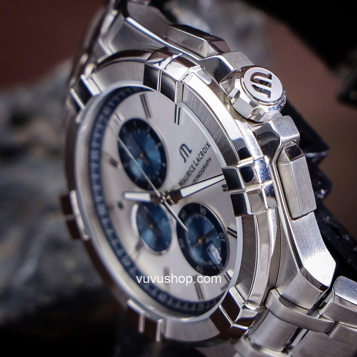 Đồng hồ nam MAURICE LACROIX Aikon Chronograph - Ảnh 7