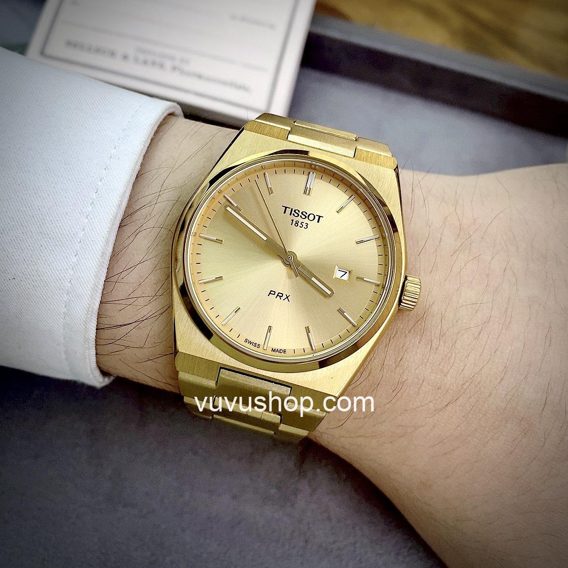 Đồng hồ nam TISSOT PRX T137 Máy pin - Ảnh 2