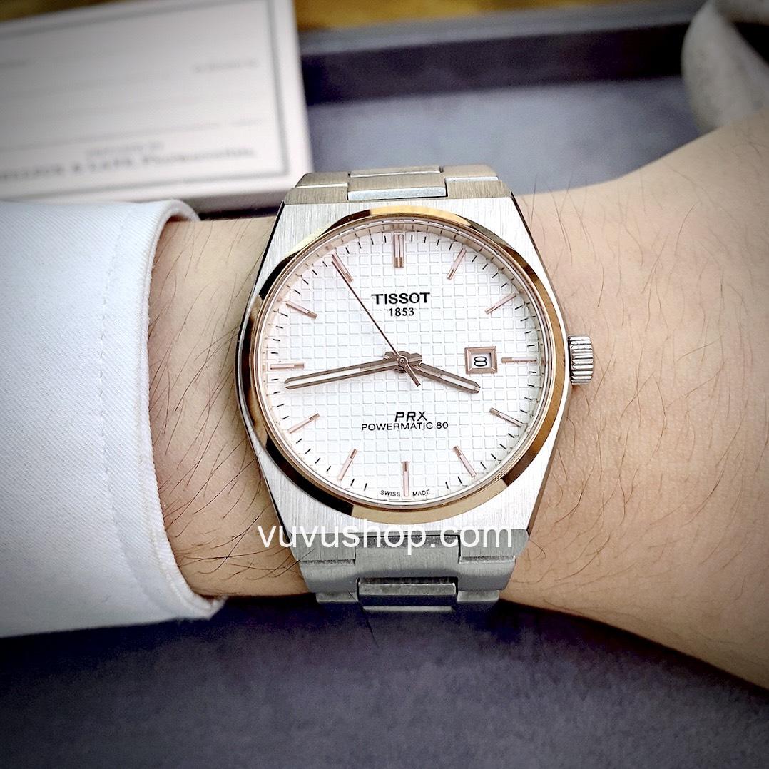 Đồng hồ nam TISSOT PRX T137 Máy pin - Ảnh 2