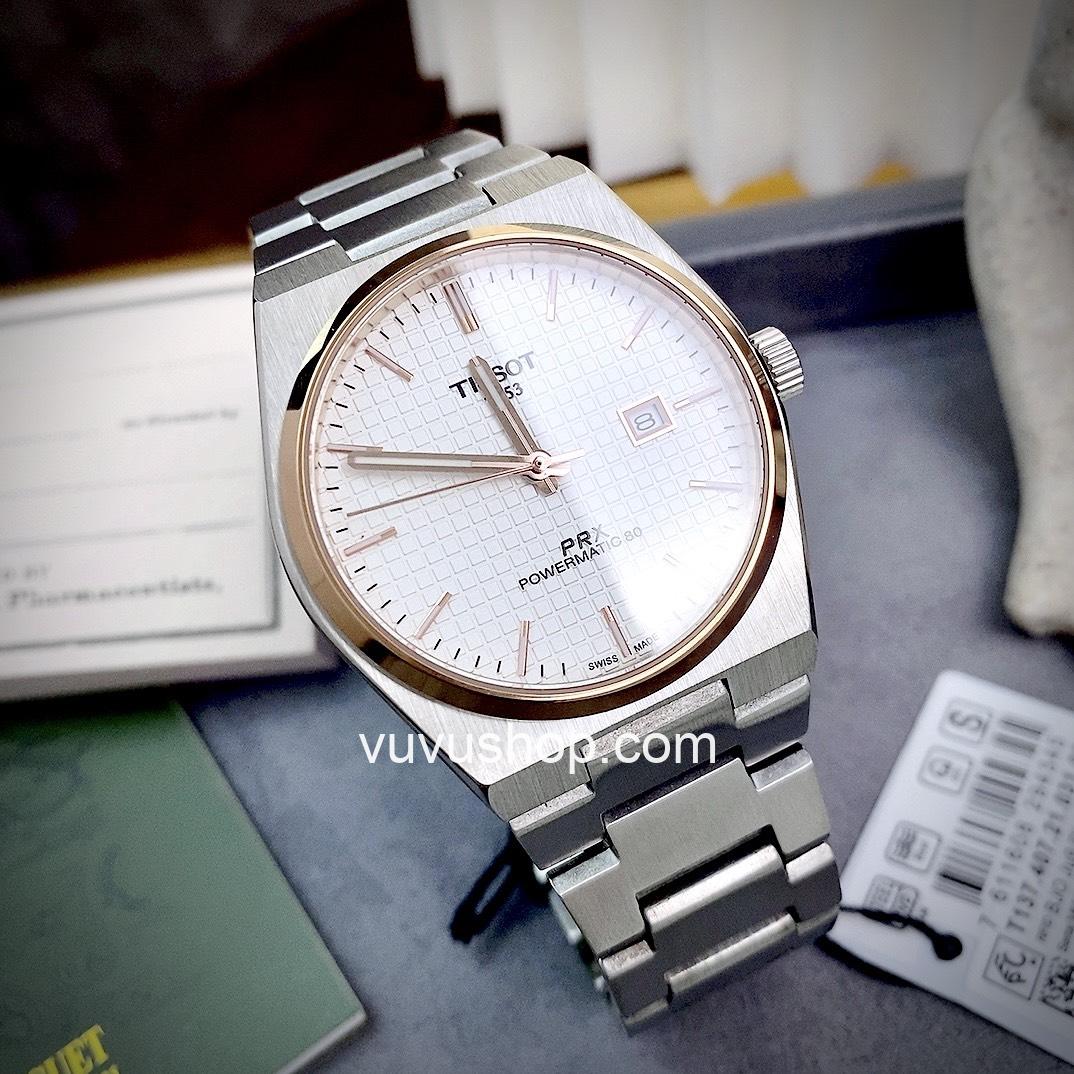 Đồng hồ nam TISSOT PRX T137 Máy pin - Ảnh 3