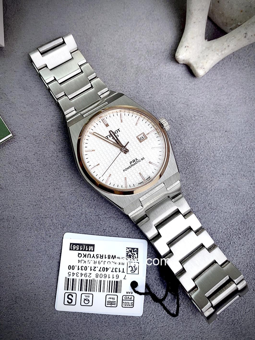 Đồng hồ nam TISSOT PRX T137 Máy pin - Ảnh 6
