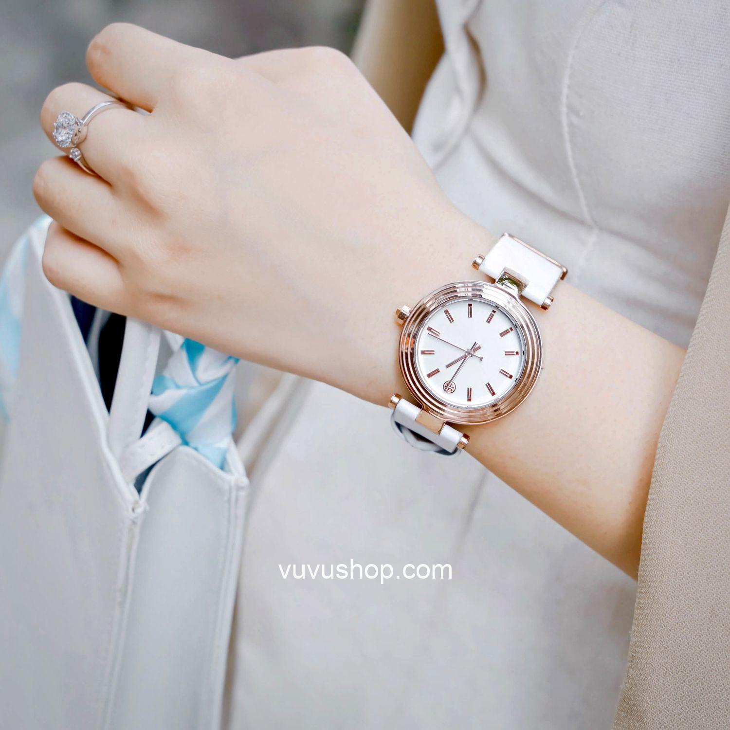 Đồng hồ nữ TORY BURCH Classic Dây da - Ảnh 7