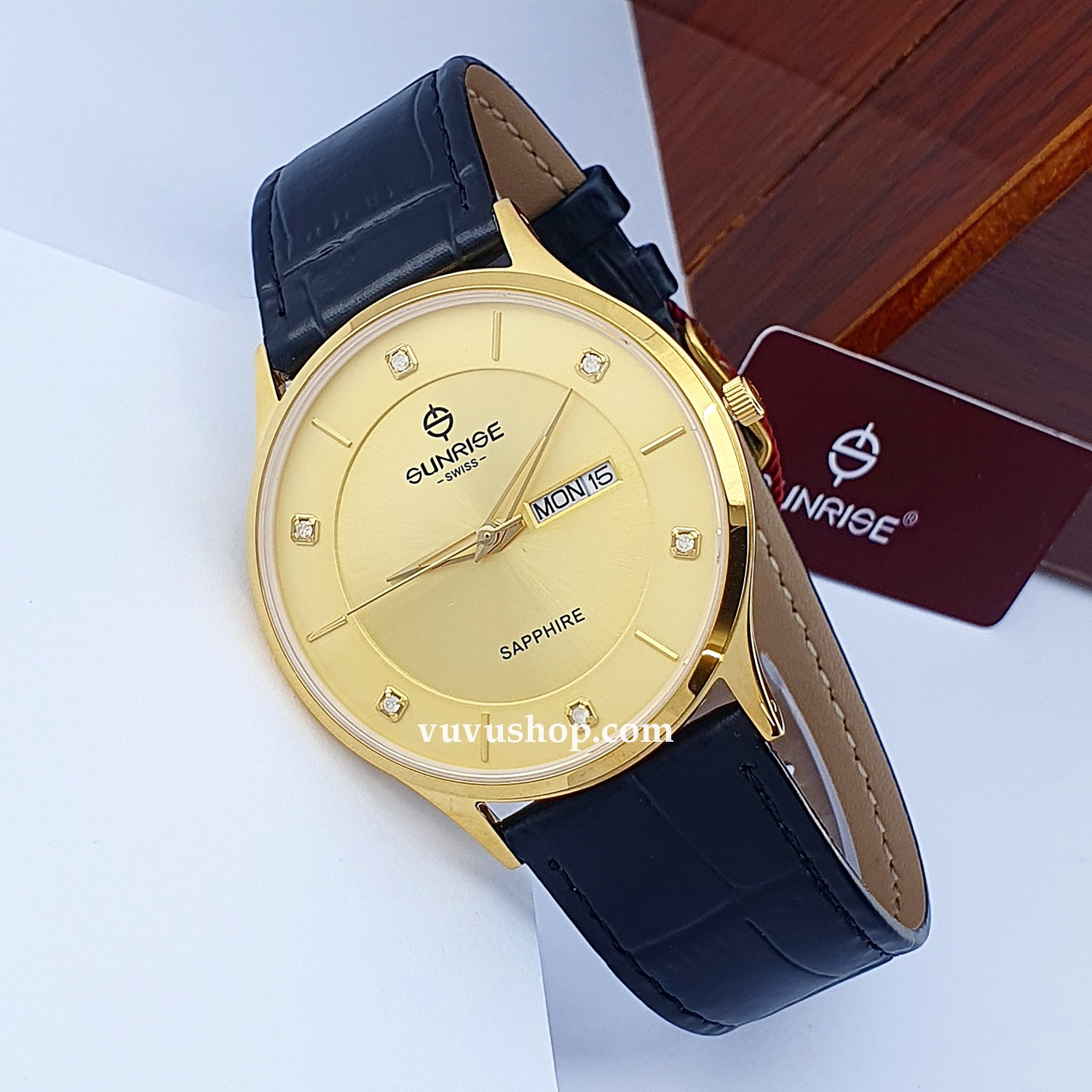 Đồng hồ nam SUNRISE 1109PB Chính hãng - Ảnh 3