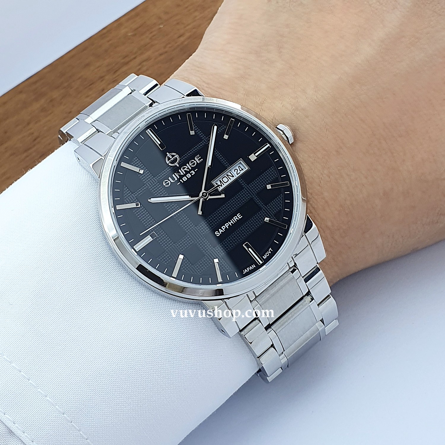 Đồng hồ nam SUNRISE 1204SA Chính hãng - Ảnh 11