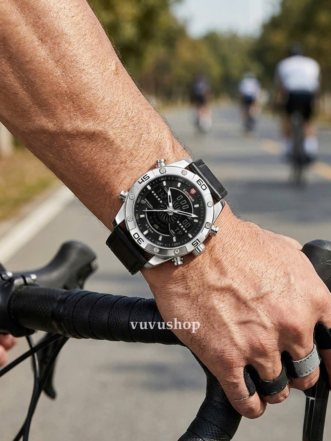 Đồng hồ nam KADEMAN K7001 Digital Đa chức năng Fullbox - Ảnh 12