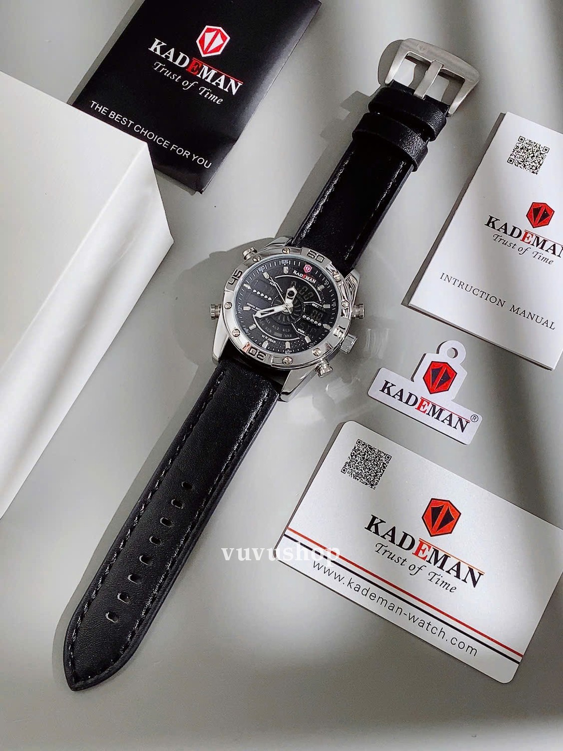 Đồng hồ nam KADEMAN K7001 Digital Đa chức năng Fullbox - Ảnh 13