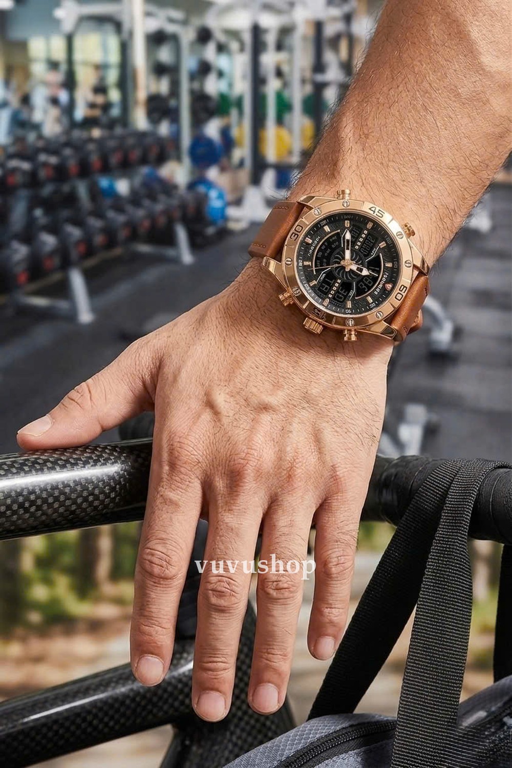 Đồng hồ nam KADEMAN K7001 Digital Đa chức năng Fullbox - Ảnh 5