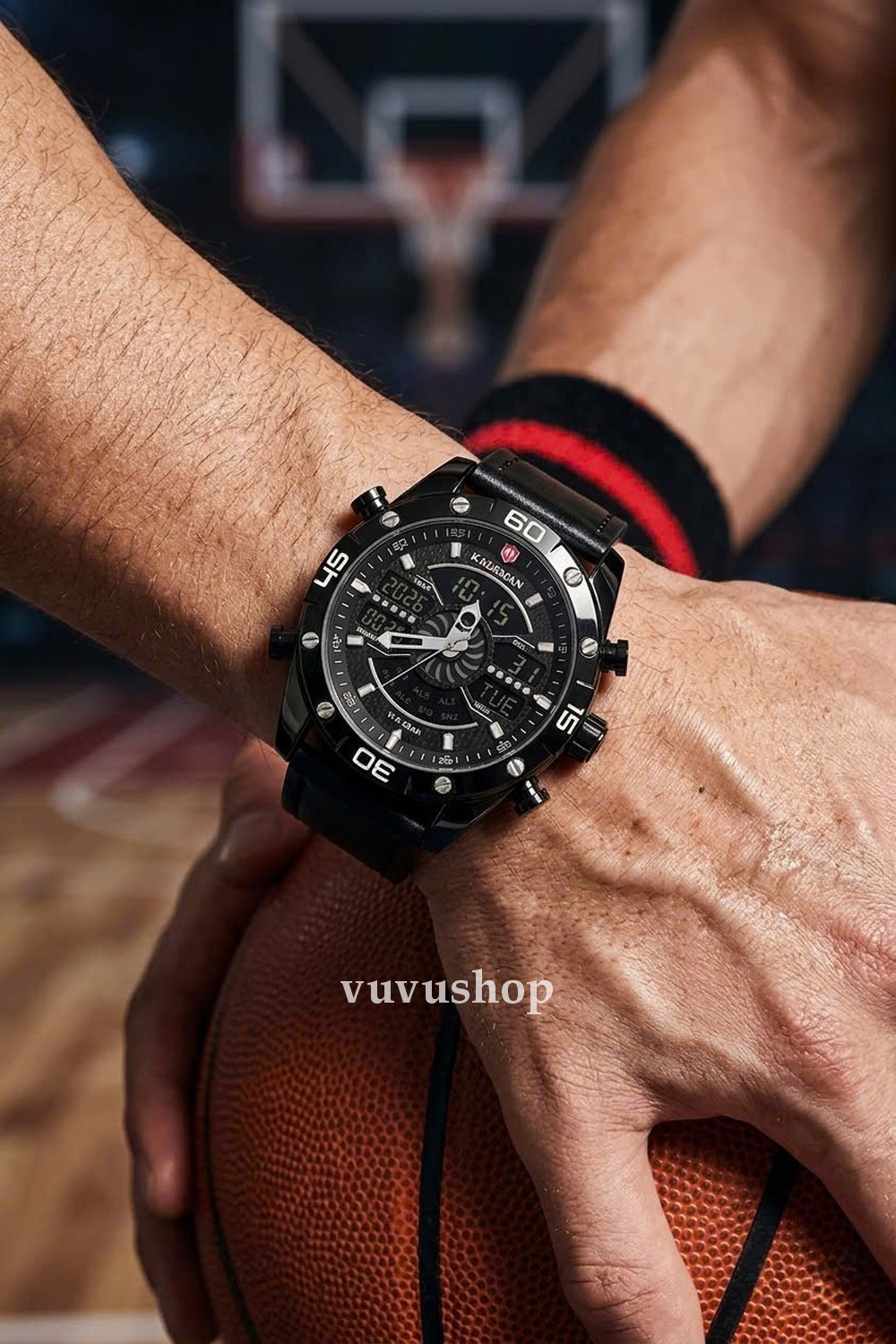 Đồng hồ nam KADEMAN K7001 Digital Đa chức năng Fullbox - Ảnh 19