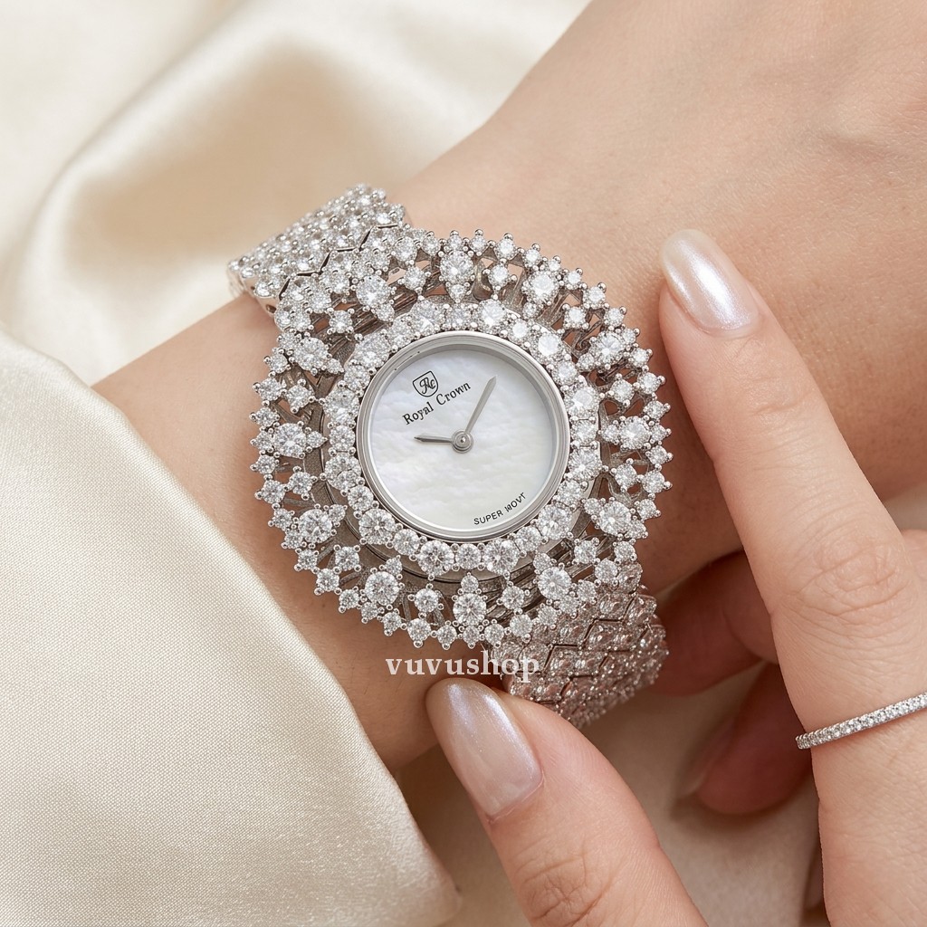 Đồng hồ nữ ROYAL CROWN 2480 Fullbox - Ảnh 2