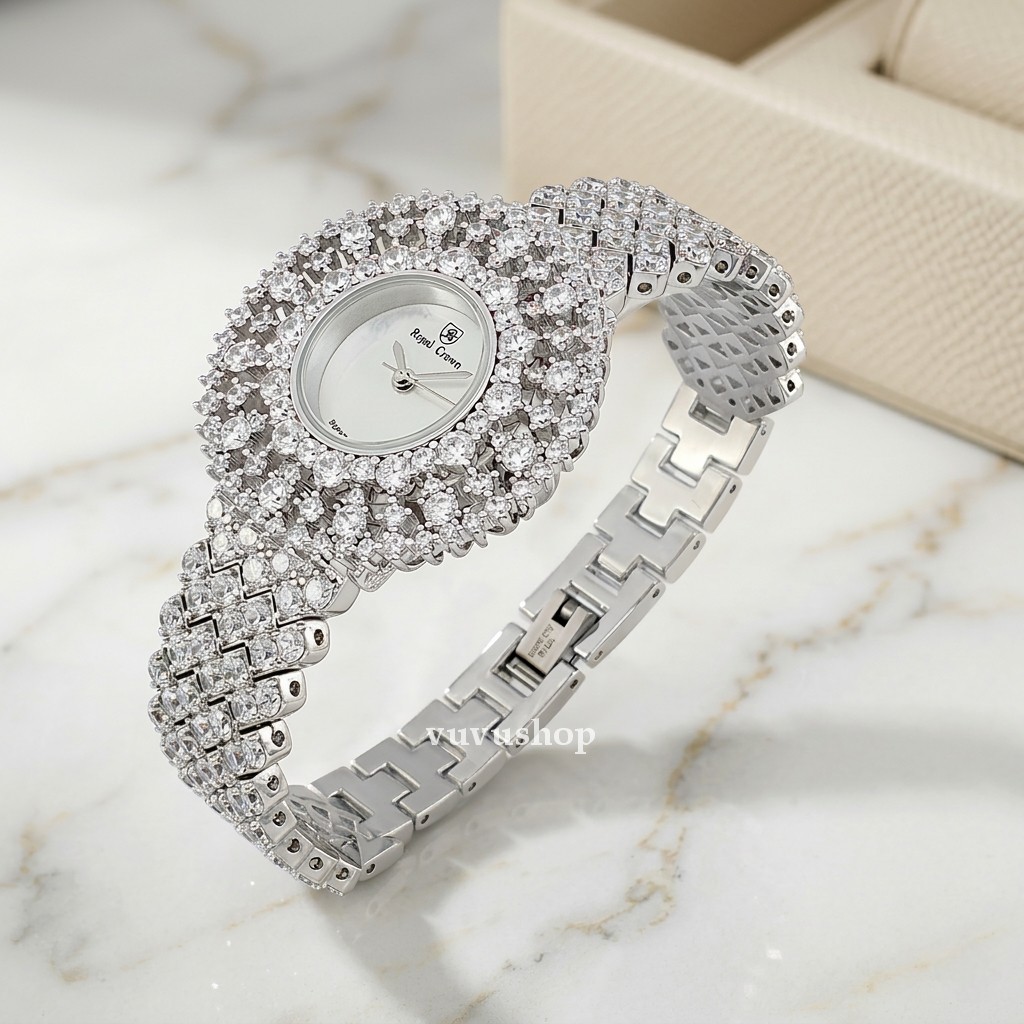 Đồng hồ nữ ROYAL CROWN 2480 Fullbox - Ảnh 4