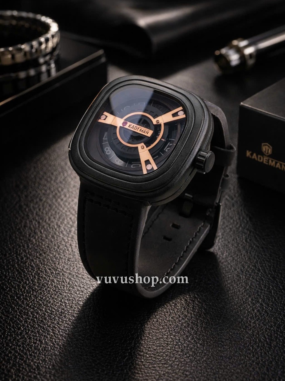 Đồng hồ nam KADEMAN 365B-2 Size lớn Chính hãng Fullbox - Ảnh 11