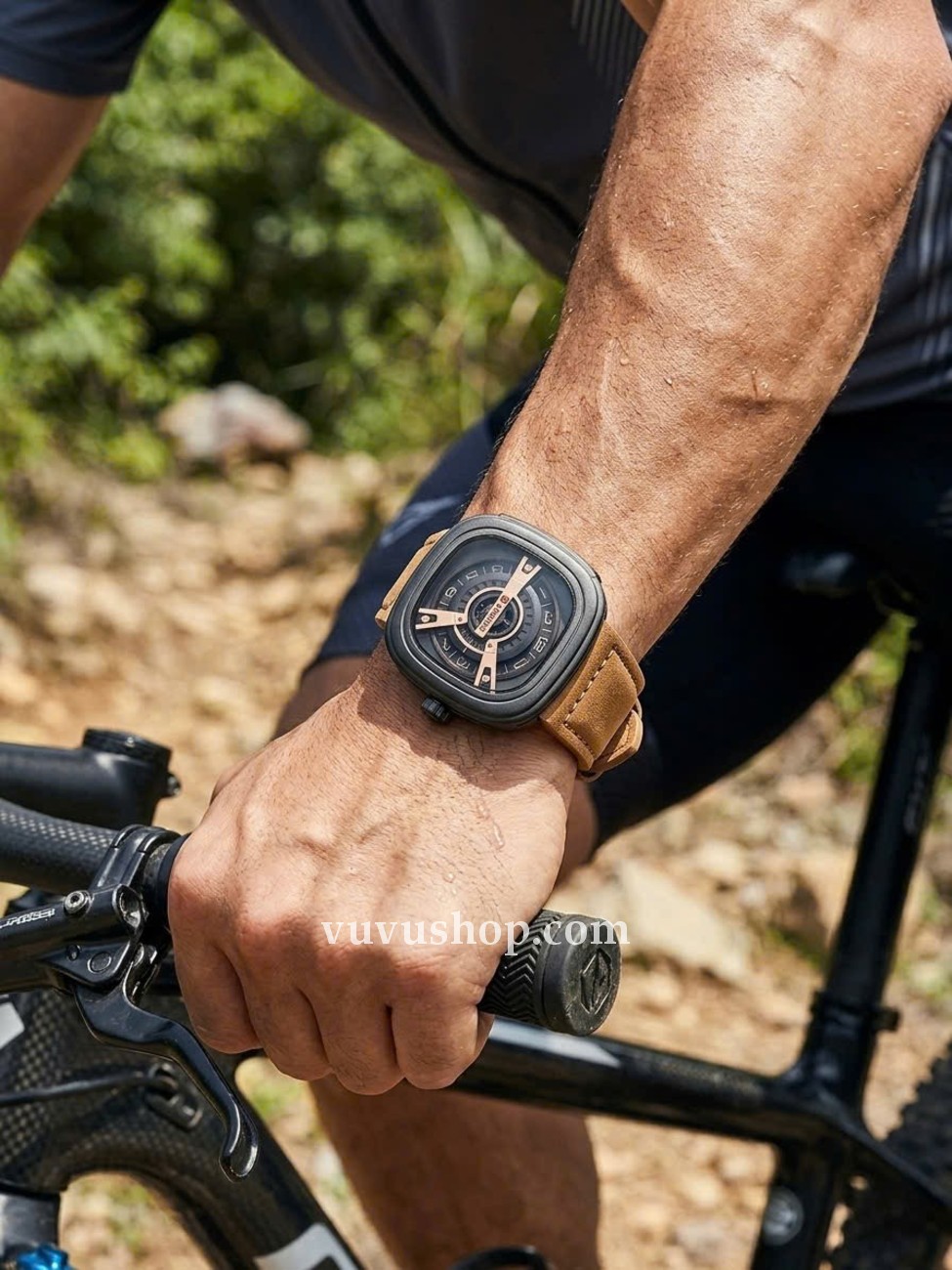 Đồng hồ nam KADEMAN 365B-2 Size lớn Chính hãng Fullbox - Ảnh 5