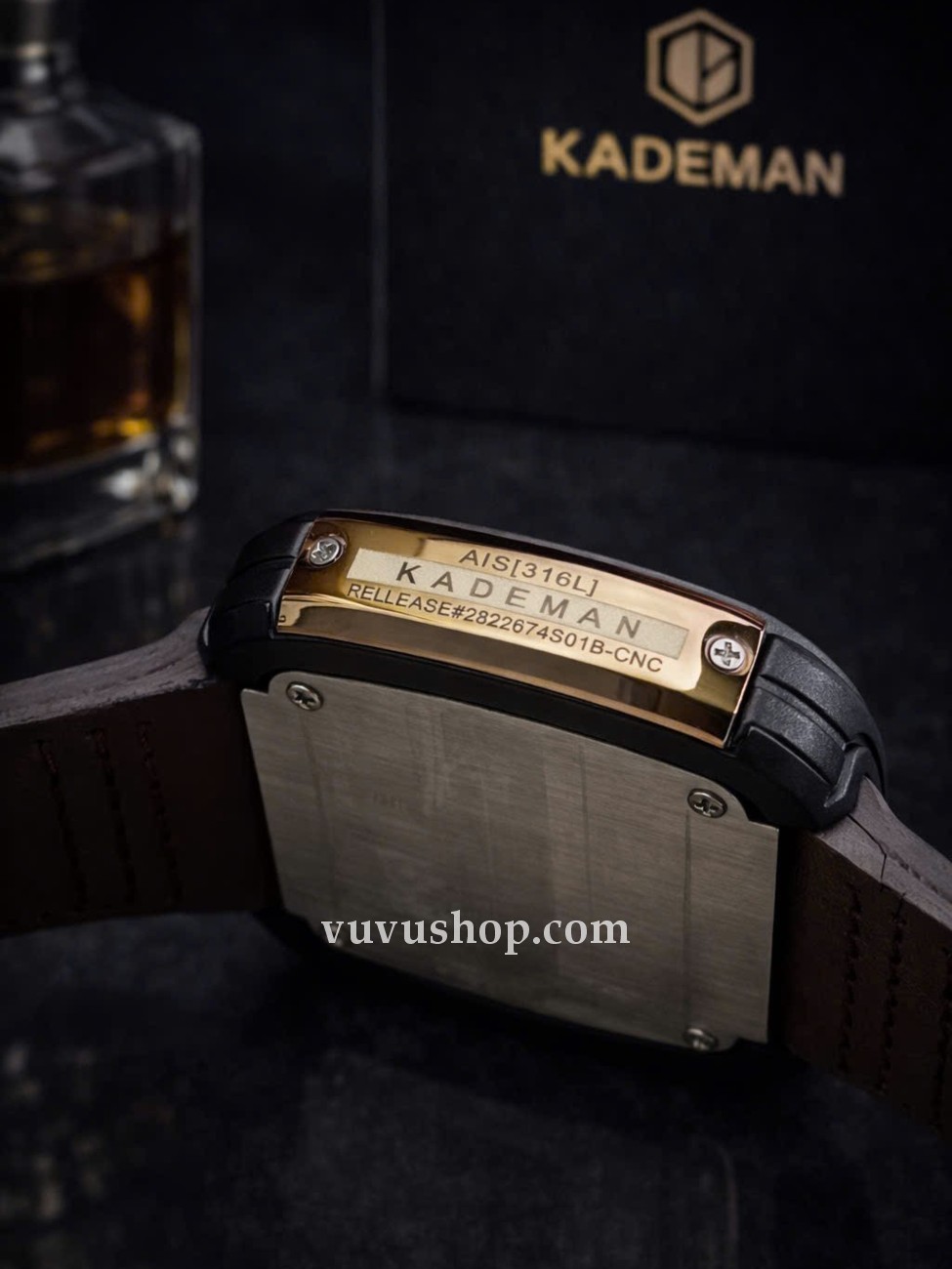 Đồng hồ nam KADEMAN 365B-2 Size lớn Chính hãng Fullbox - Ảnh 12