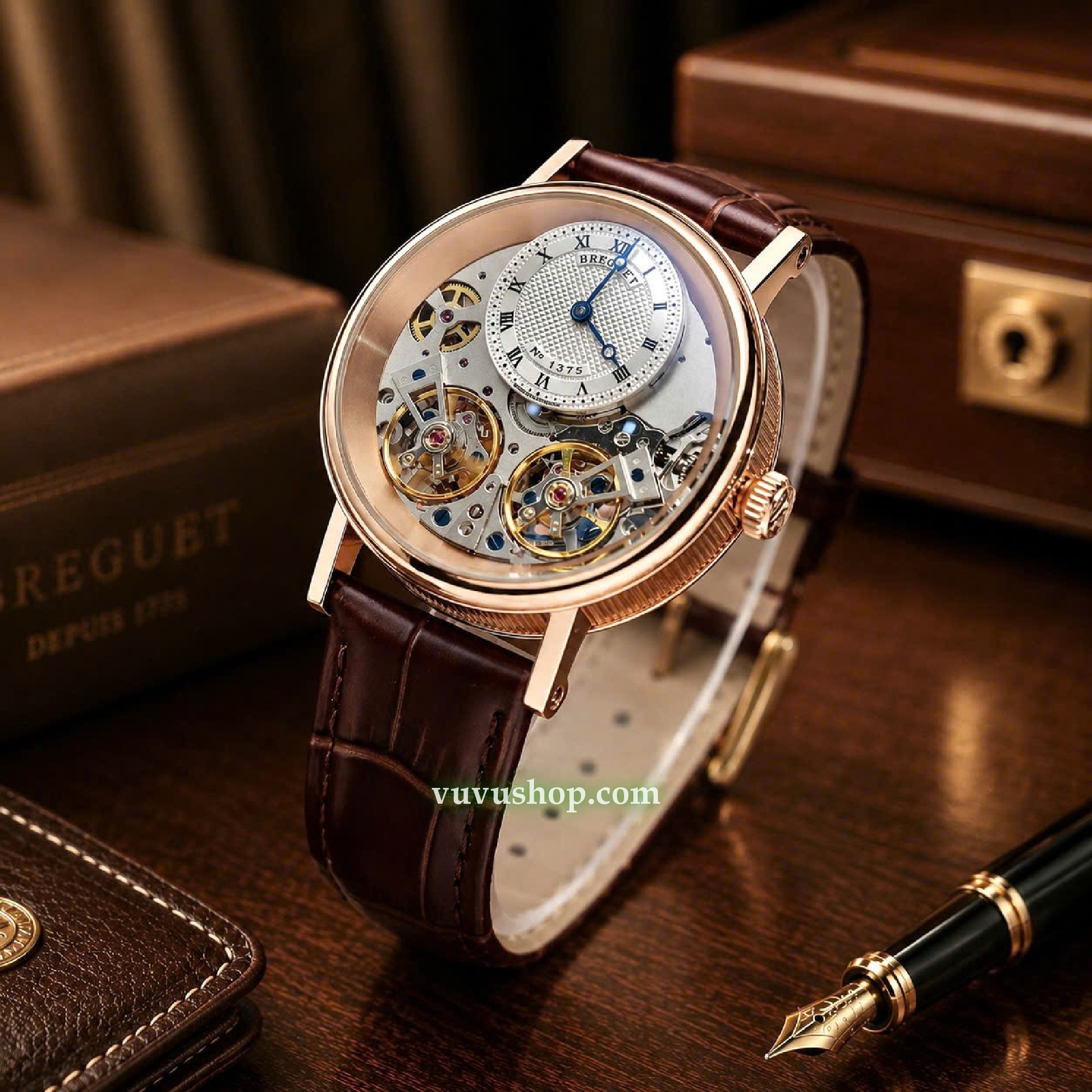 Đồng hồ nam BREGUET Tradition Manual Wind 40mm 7057BB/G9/9W6 - Ảnh 8