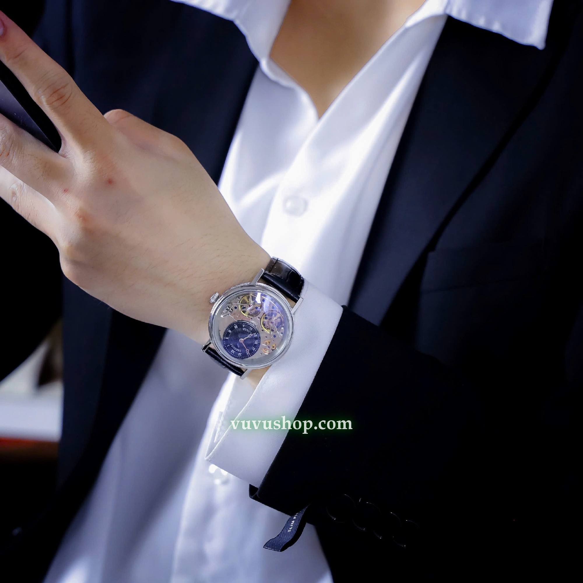 Đồng hồ nam BREGUET Tradition Manual Wind 40mm 7057BB/G9/9W6 - Ảnh 5