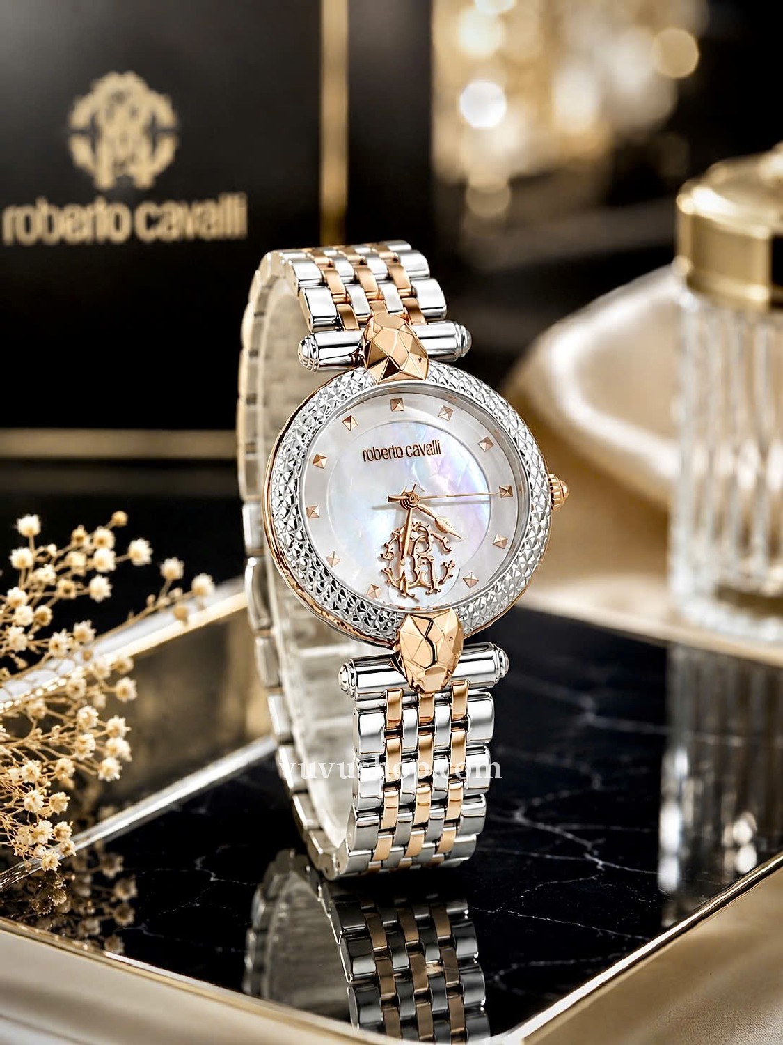 Đồng hồ nữ ROBERTO CAVALLI by FRANCK MULLER Fullbox - Ảnh 8