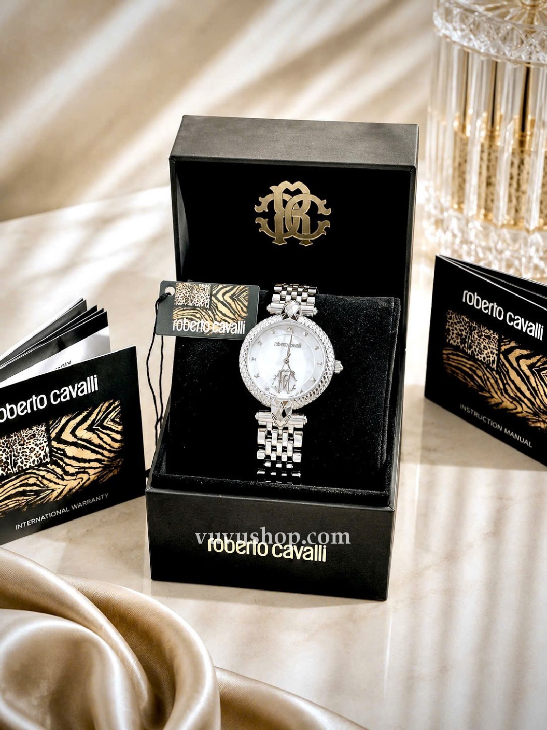 Đồng hồ nữ ROBERTO CAVALLI by FRANCK MULLER Fullbox - Ảnh 5