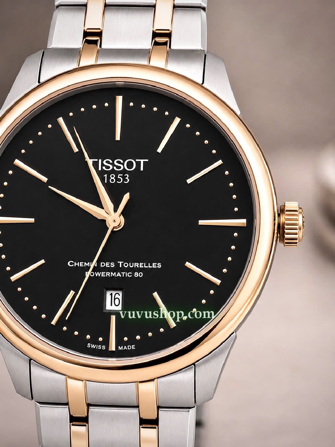 Đồng hồ nam TISSOT Chemin Des Tourelles powermatic 80 - Ảnh 4