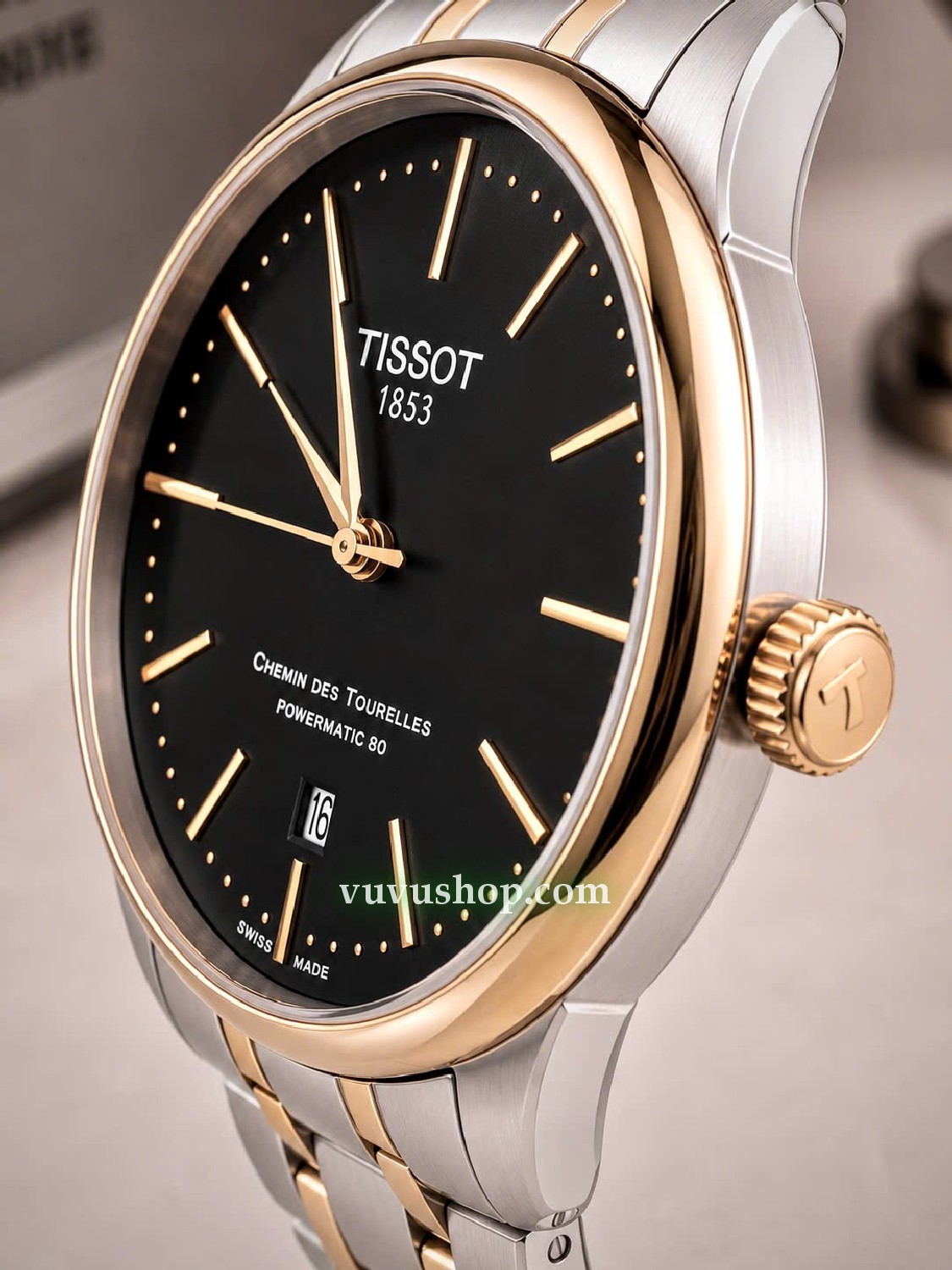 Đồng hồ nam TISSOT Chemin Des Tourelles powermatic 80 - Ảnh 5