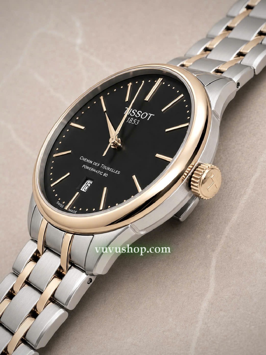 Đồng hồ nam TISSOT Chemin Des Tourelles powermatic 80 - Ảnh 6