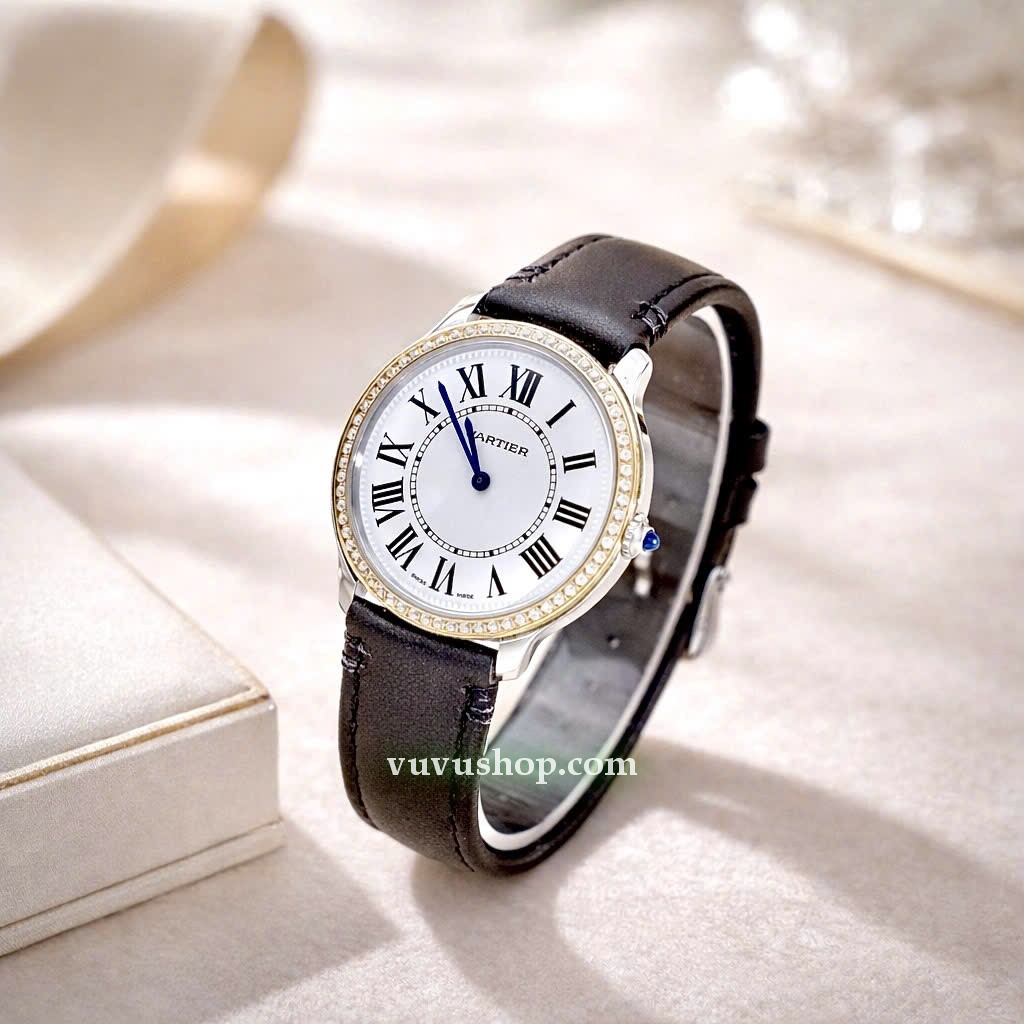 Đồng hồ nữ CARTIER Ronde Louis Quartz Fullbox - Ảnh 5