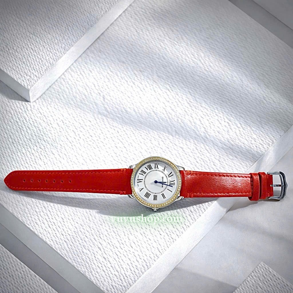 Đồng hồ nữ CARTIER Ronde Louis Quartz Fullbox - Ảnh 12