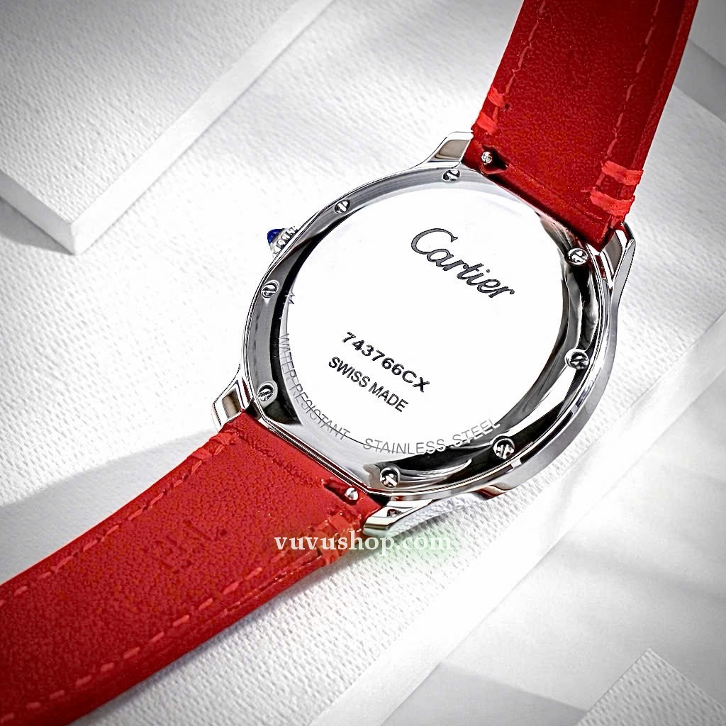 Đồng hồ nữ CARTIER Ronde Louis Quartz Fullbox - Ảnh 9