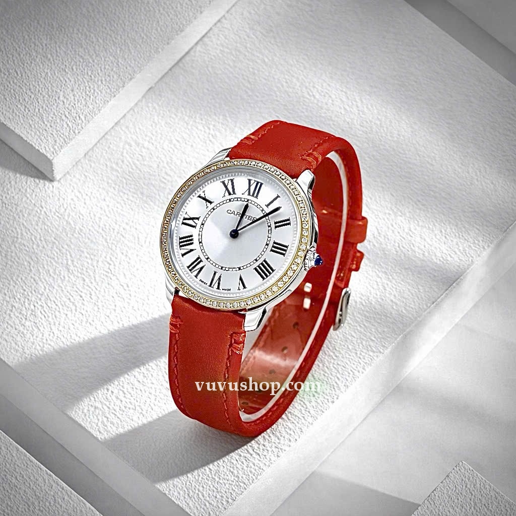Đồng hồ nữ CARTIER Ronde Louis Quartz Fullbox - Ảnh 7