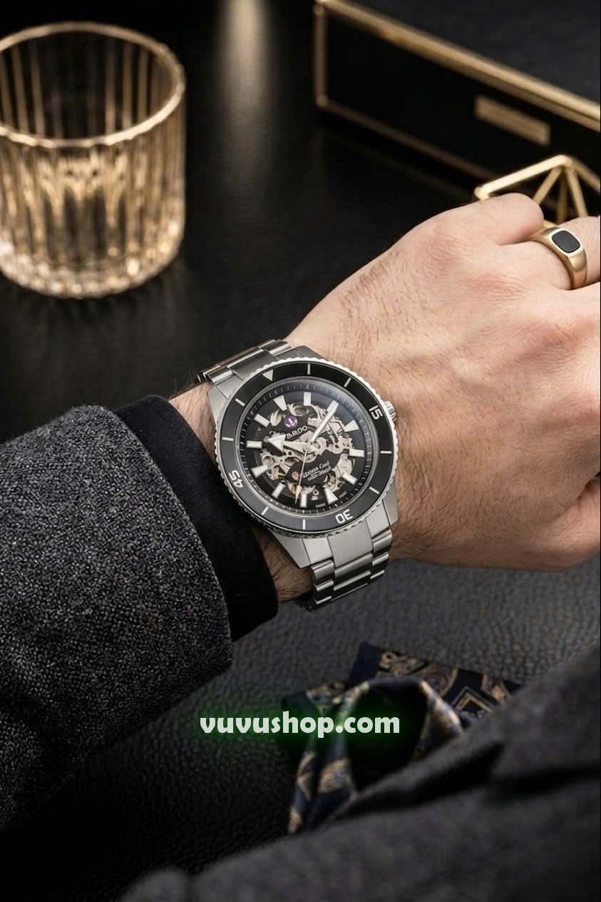 Đồng hồ nam RADO Captain Cook Skeleton Automatic - Ảnh 12