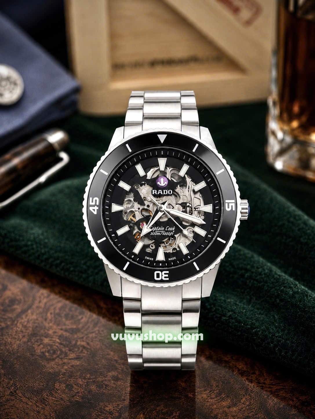Đồng hồ nam RADO Captain Cook Skeleton Automatic
