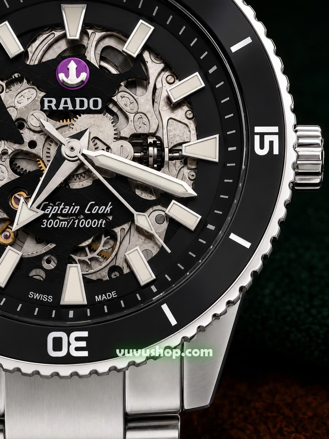 Đồng hồ nam RADO Captain Cook Skeleton Automatic - Ảnh 14