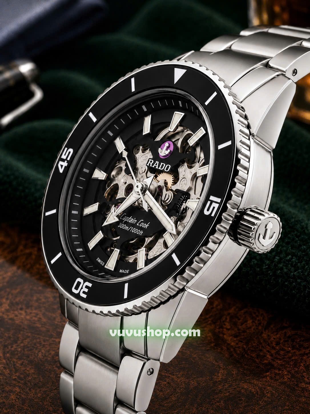 Đồng hồ nam RADO Captain Cook Skeleton Automatic - Ảnh 13