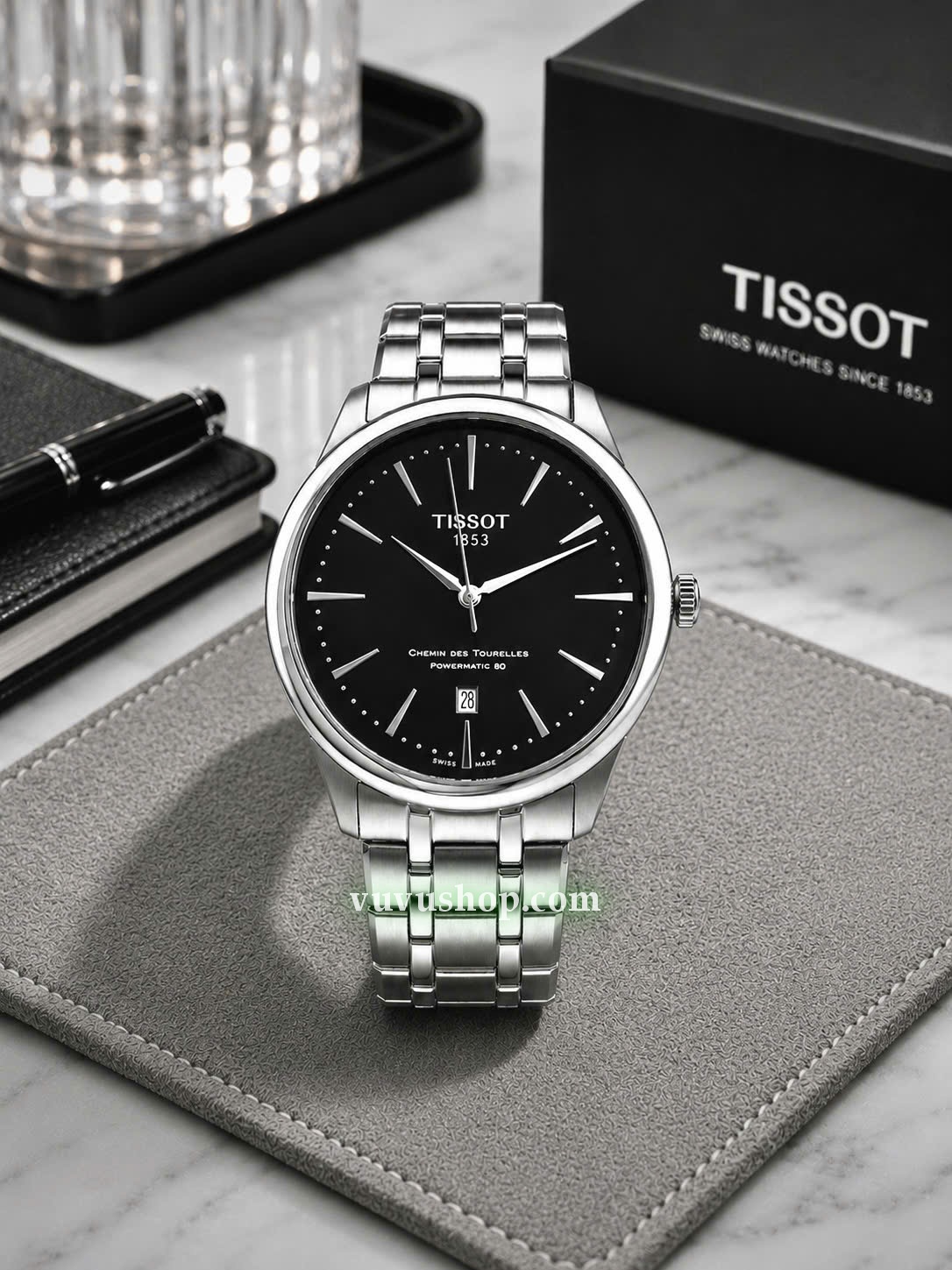 Đồng hồ nam TISSOT Chemin Des Tourelles powermatic 80 - Ảnh 3