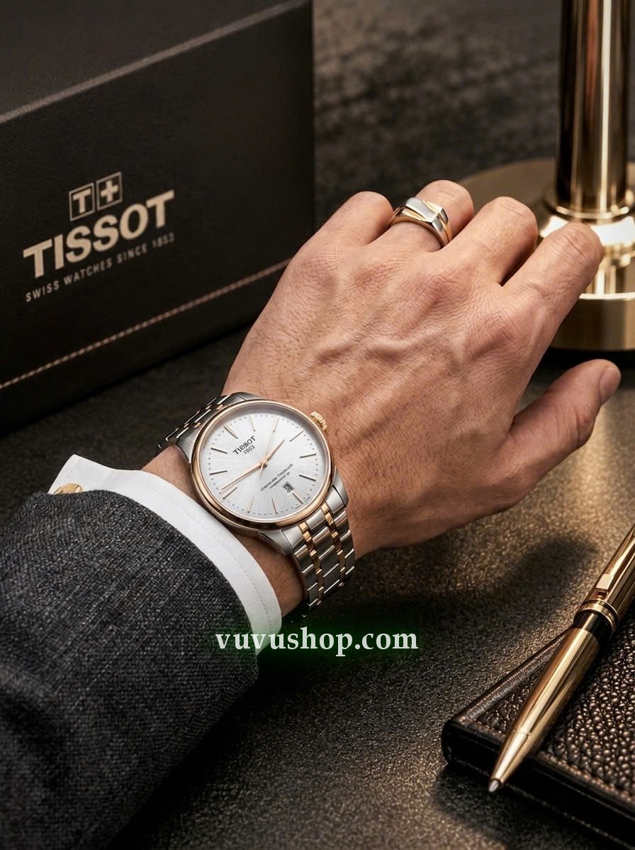 Đồng hồ nam TISSOT Chemin Des Tourelles powermatic 80 - Ảnh 13