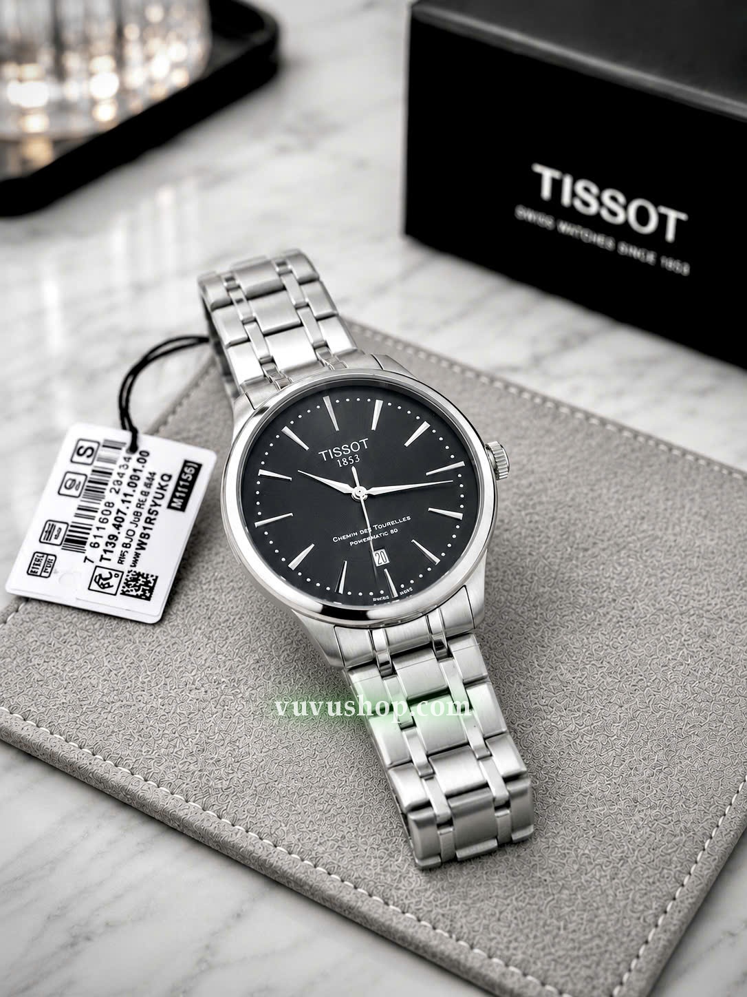 Đồng hồ nam TISSOT Chemin Des Tourelles powermatic 80 - Ảnh 18